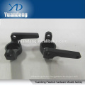 Anodizado en negro 6063 cnc de aluminio piezas mecanizadas